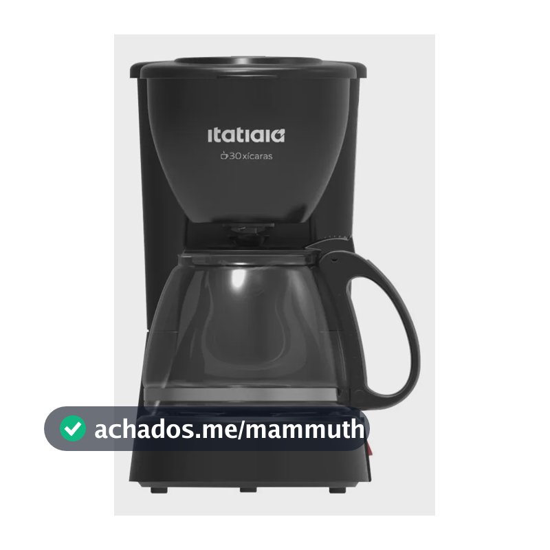 Cafeteira Elétrica Itatiaia 30 Xícaras Preto