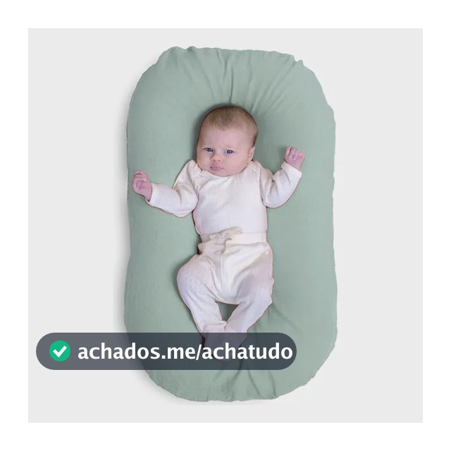 Ninho Casulinho Bebê Sensorial M + Capa Algodão 250 Fios