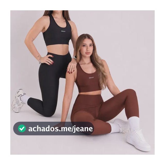 Kit 2 Conjunto Esportivo Fitnes Malhar Top + Calça Legging