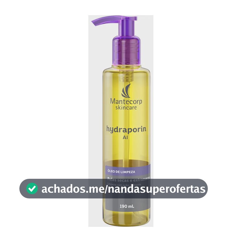 Óleo De Limpeza Mantecorp Skincare Hydraporin 190ml Sem Informação
