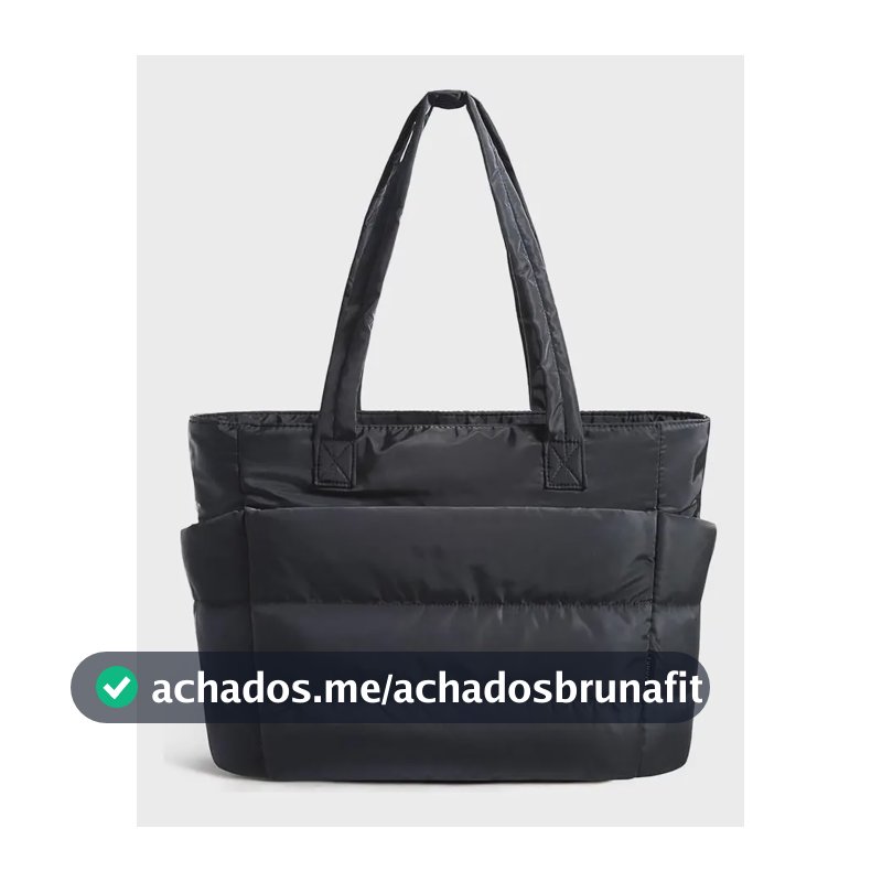 Bolsa De Ombro Grande Feminina Moderna Casual Deslocamento Preto Liso Níquel