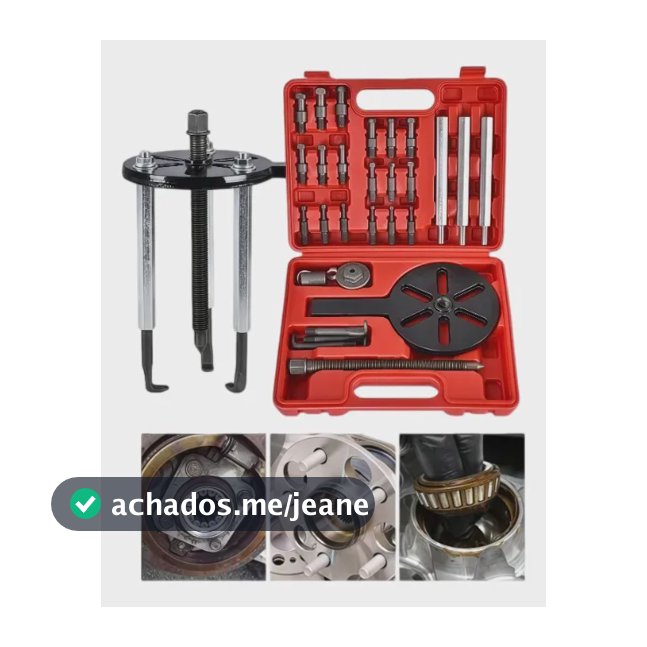 Extrator Rolamento Alternador,saca Polia,4garras 21 Em 1 Kit