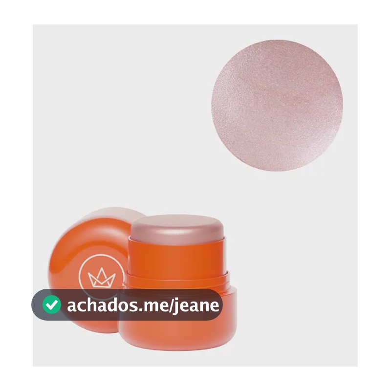 Iluminador Bastão Ice Glow Glacial Rose com Vitamina E Mari Maria