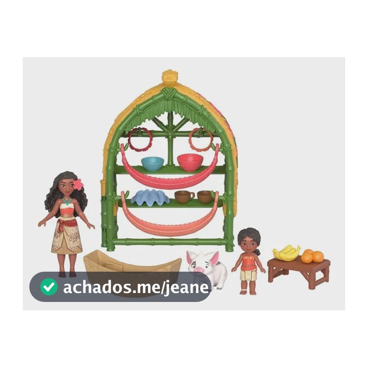 Mini Bonecas Princesas Disney Original Mattel Vários Modelos Moana Play-set