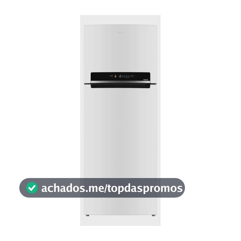 Geladeira Midea Frost Free Duplex 491L Inverter com Wi-Fi, Branca