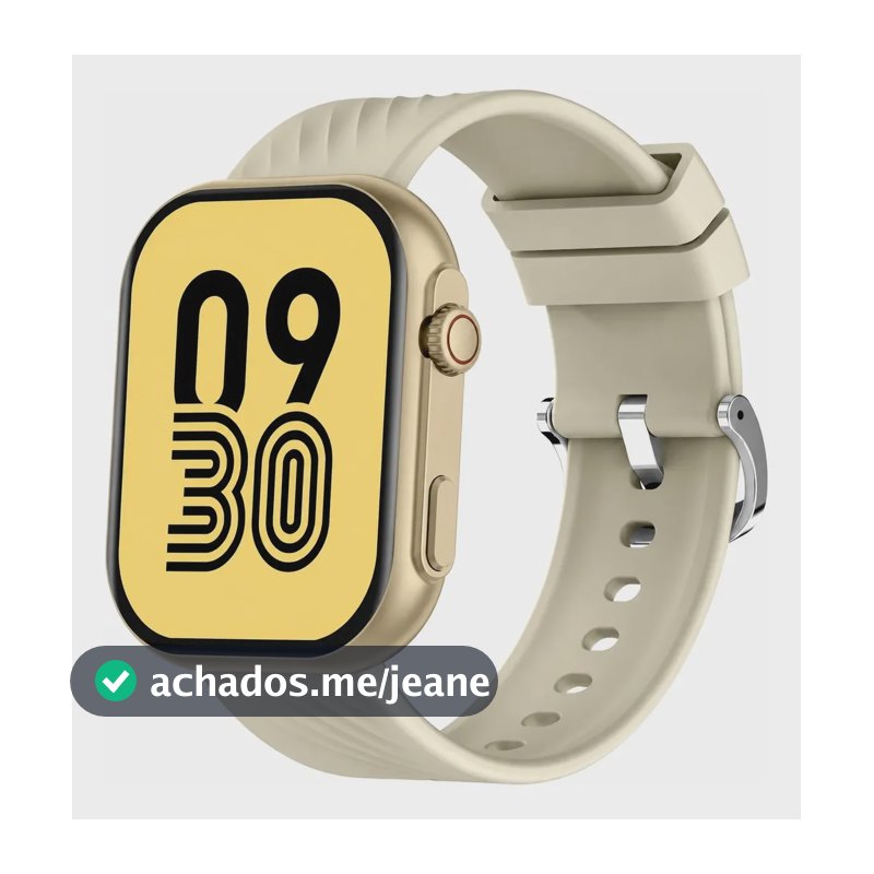 Smartwatch P/ iPhone Strava 2025 Watch Pro Max Series 10 C/f Dourado