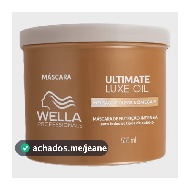 Wella Professionals Ultimate Luxe Oil - Máscara Capilar 500m