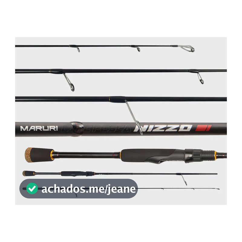 Vara Para Molinete Maruri Nizzo (1,83m) 6-12lbs - 2 Partes