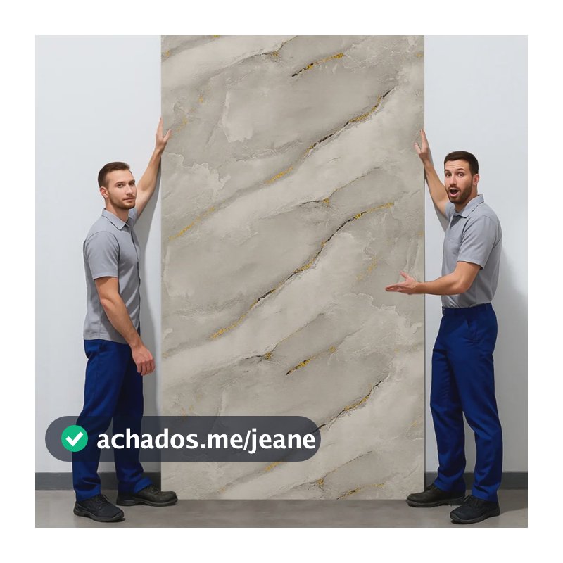Placa Adesiva Parede Rolo Painel Vinílico Mármore 200x60cm Granito Branco