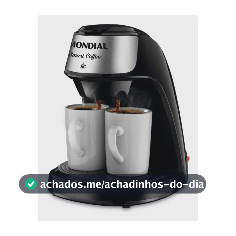 Cafeteira Elétrica Smart Coffe Mondial 500W - C-42-2X-BI