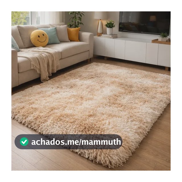 Tapete 1,00x1,50 Sala Quarto Felpudo Varias Cores Premium