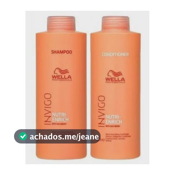 Kit Shampoo E Condicionador Wella Nutri Enrich Invigo