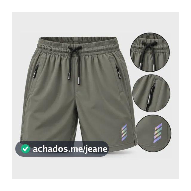 Short Masculino Bermuda Elastano Academia Fit Praia Corrida