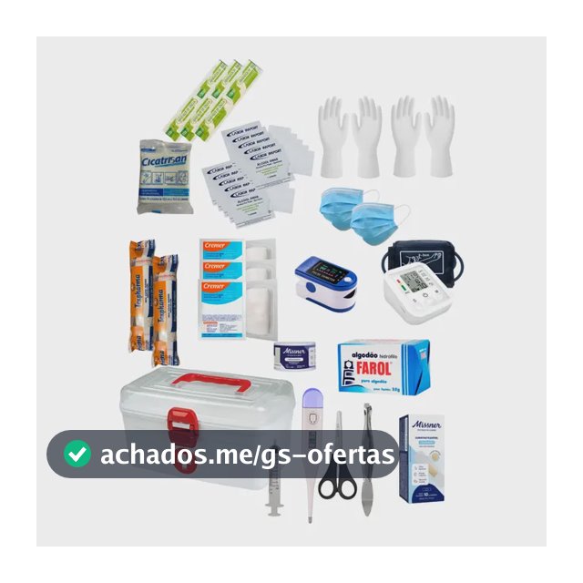 Kit Primeiros Socorros Completo Ultra Swab /condominios C/nf