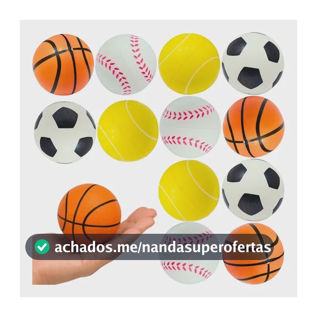 Kit 12 Squishy Bolinha Anti Stres Bola Massagem Fisioterapia Bolas Esportivas