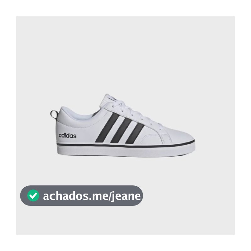 Tênis Masculino Vs Pace 2.0 adidas Ftwwht/cblack/ftwwht Liso