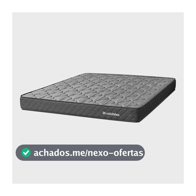 Colchão King Ortopédico Espuma D45 Extra Firme 17x193x203cm BF Colchões