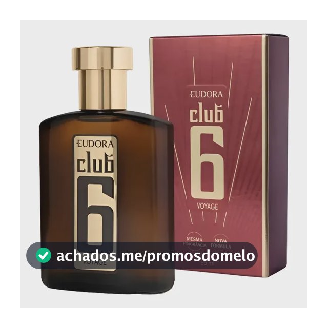 Club 6 Voyage Eudora Deo Colônia 95ml Com
