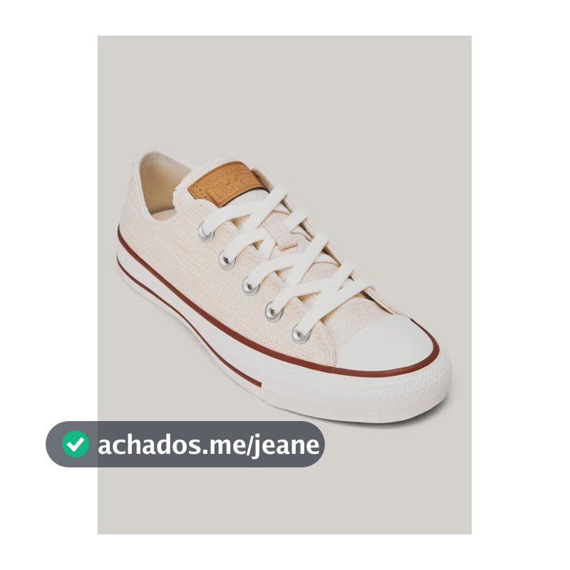 Tênis Converse Sem Gênero Taylor Curto Nude Bege/gengibre/amendoa Liso 35 Br