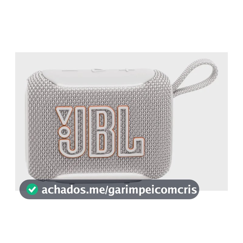 Caixa de som portátil com Bluetooth JBL GO5 - Branca