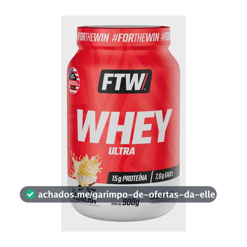 Whey protein FTW em pó sabor Baunilha x 900g