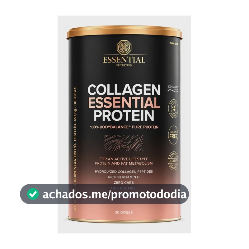 Colágeno Essential Nutrition Bodybalance Essential Protein Neutro 457g em pó Sem sabor x 457.5g
