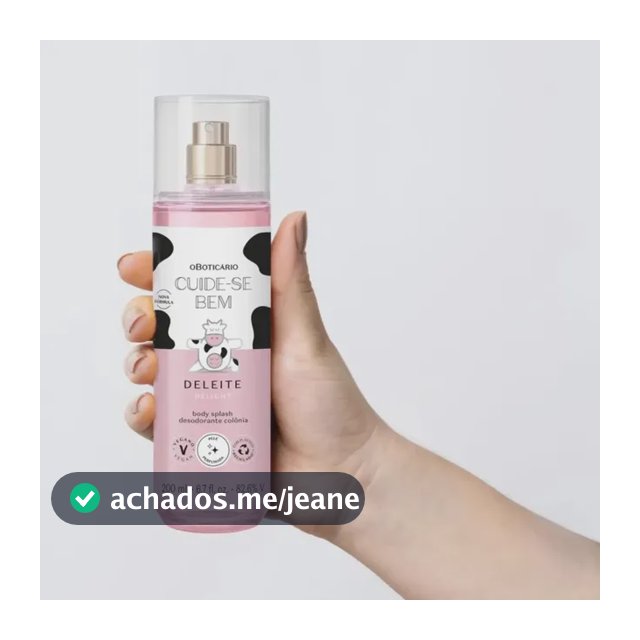 Body Splash Cuide-se Bem Deleite O Boticario 200ml