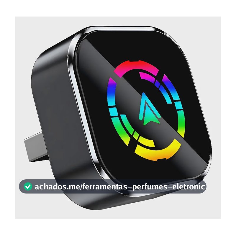 Carplay Adaptador Sem Fio Usb/usb-c Android Auto 2 Em 1