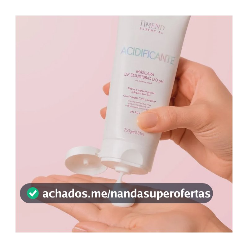 Máscara Acidificante Amend Equilibrio Do Ph 250g
