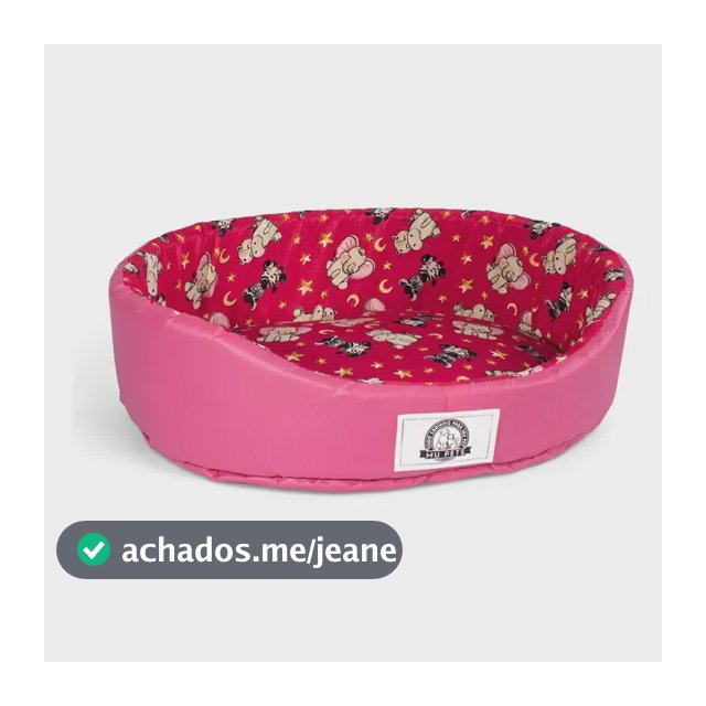 Cama Pet Caminha Pra Cachorro Gato Europa Redonda Resistente