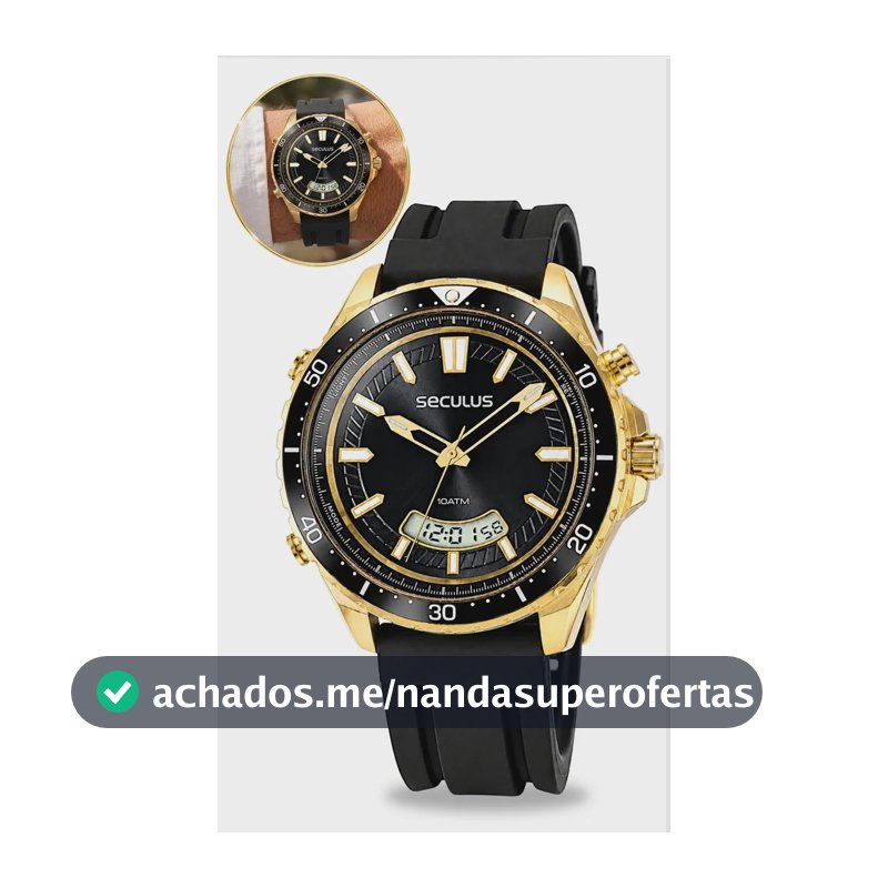 Relógio Masculino Seculus Prime 77140gpsvdu4