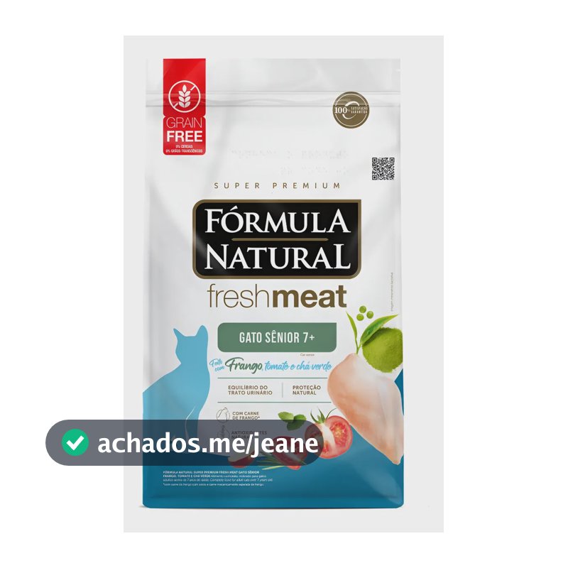 Fórmula Natural Fresh Meat Gatos Sênior 1 Kg
