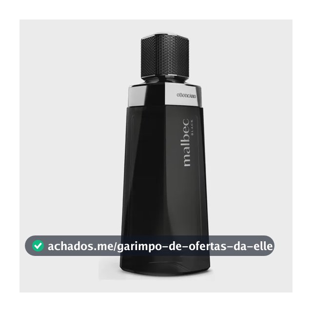 Malbec Black O Boticário Desodorante Colônia Perfume Masculino Original 100ml