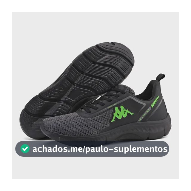 Tênis Kappa Run 200 Original Caminhada Academia