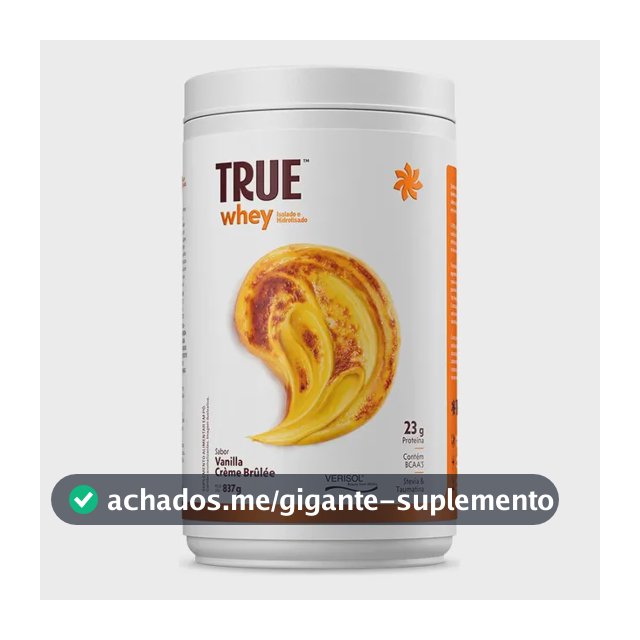 True Whey Protein Crème Brûllè 837g True Source