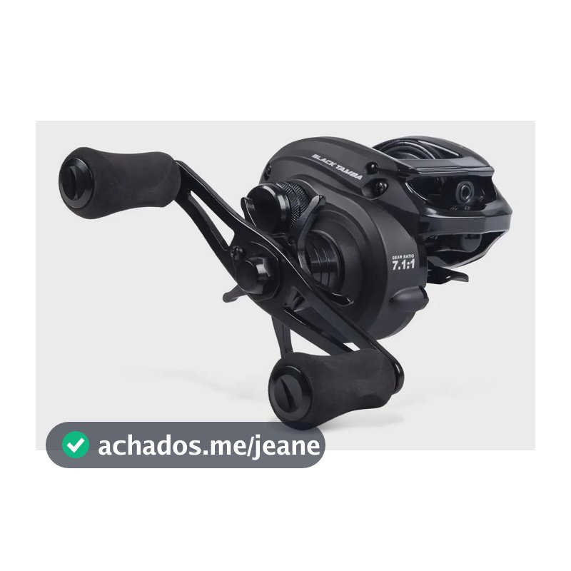 Carretel carretilha Maruri Black Tamba BT11 direito color preto