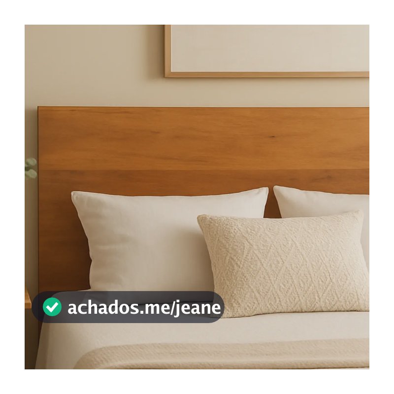 Cabeceira Para Cama Casal Em Peroba De Demolição 140cm Natural