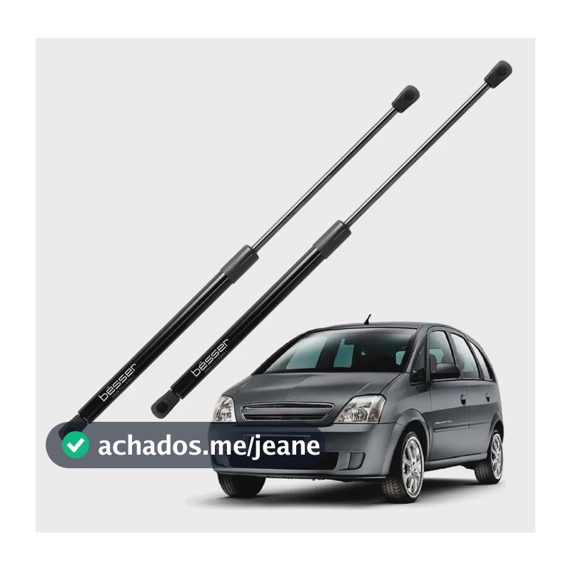 Par Amortecedor Tampa Porta Malas Meriva 2002 À 2012