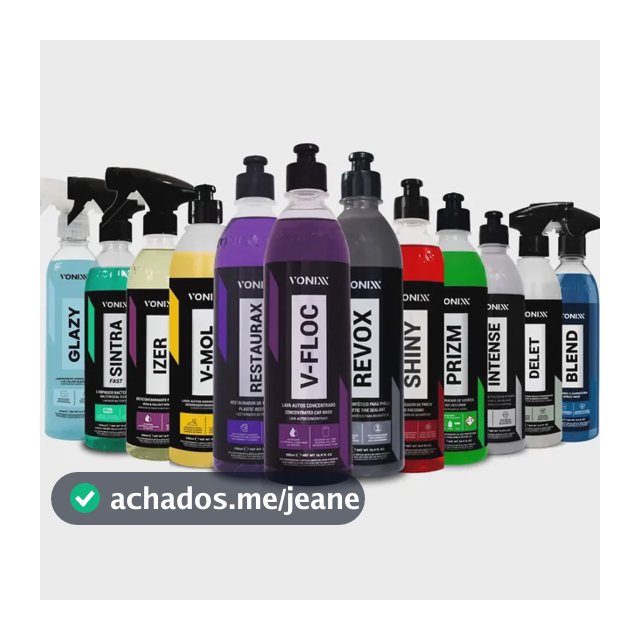 Kit Estética Automotiva Completo Vonixx - 12 Itens