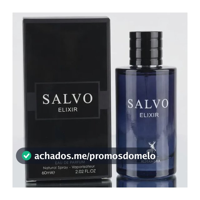 Perfume Salvo ELIXIR Maison Alhambra Original 60ml