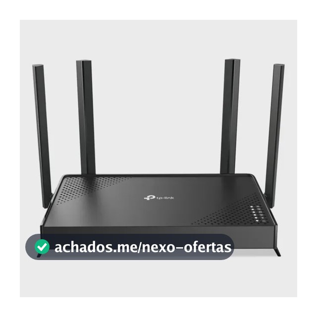 Roteador Wi-Fi 7 TP-Link Archer Be220 Dual Band Gigabit Be3600 4 Antenas Velocidade até 3.6gbps Compatível com Easymesh