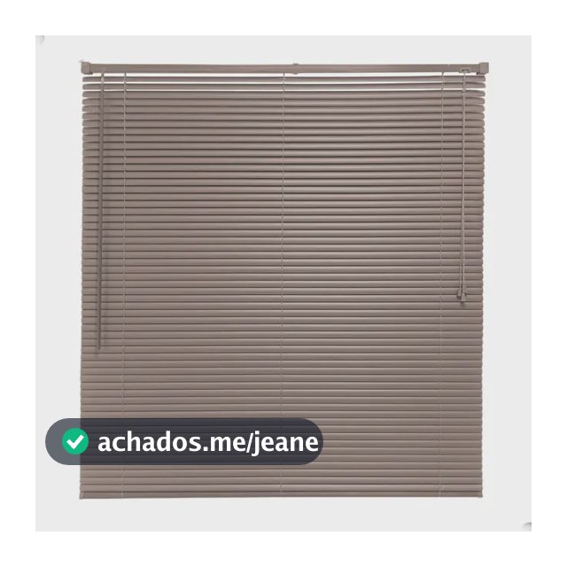 Persiana Horizontal 160x130 Cm Pvc 25mm Cortina Sala Quarto