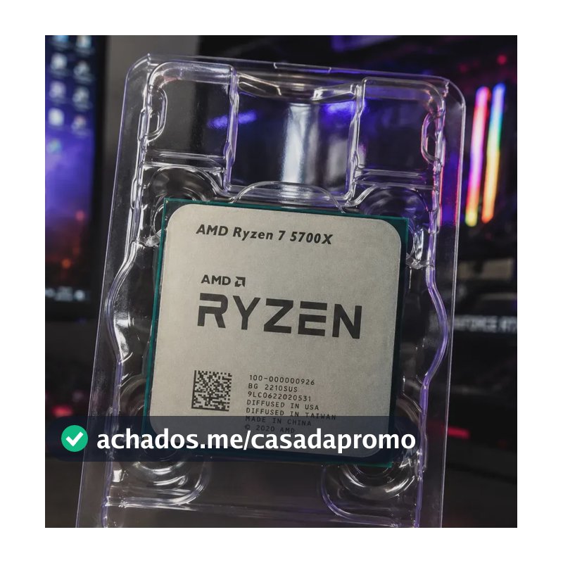 Processador Amd Ryzen 7 5700x Oem Sem Cooler