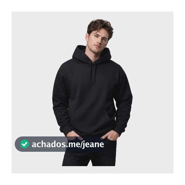 Blusa De Frio Moletom Estilo Canguru Com Capuz  Bolso Macio