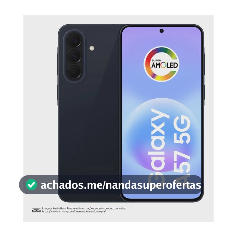 Celular Samsung Galaxy A57 5g 256gb, 8gb Ram, Recursos Ai Azul-escuro