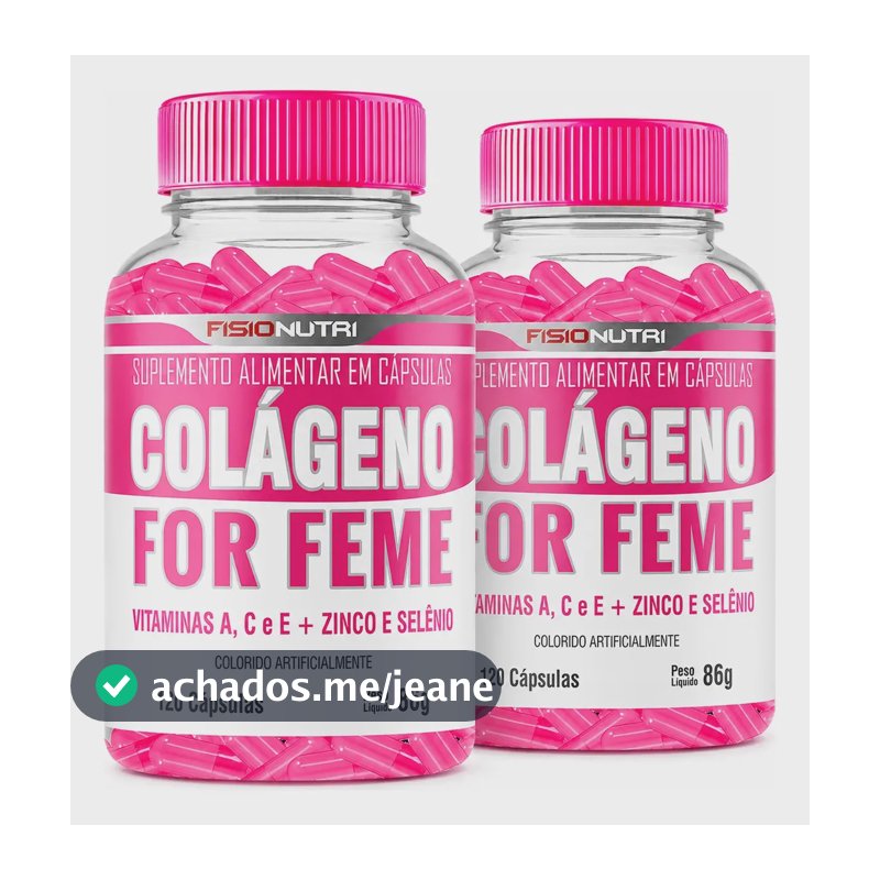 2 X Colágeno Hidrolisado C/ Betacaroteno + Vitamina C 240 Caps Sem Sabor