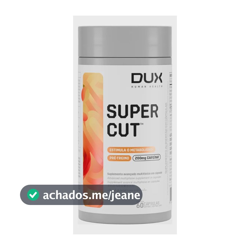 Supercut Pote 60 Cápsulas Dux Nutrition Sabor Natural