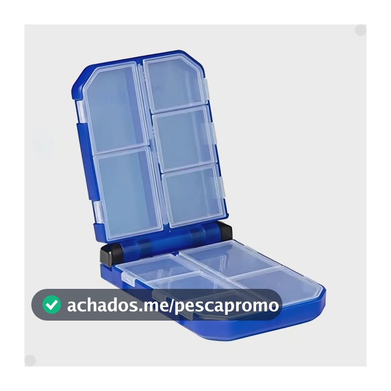 Estojo Porta Anzol Marine Sports MPB103 10 Divisões Azul