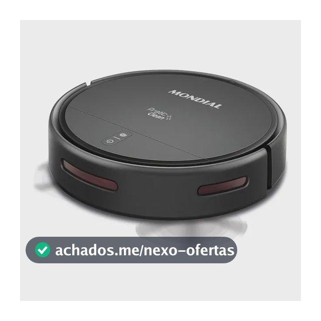 Robô Aspirador de Pó Pratic Clean Mondial Preto Bivolt RB-12-ST-BL