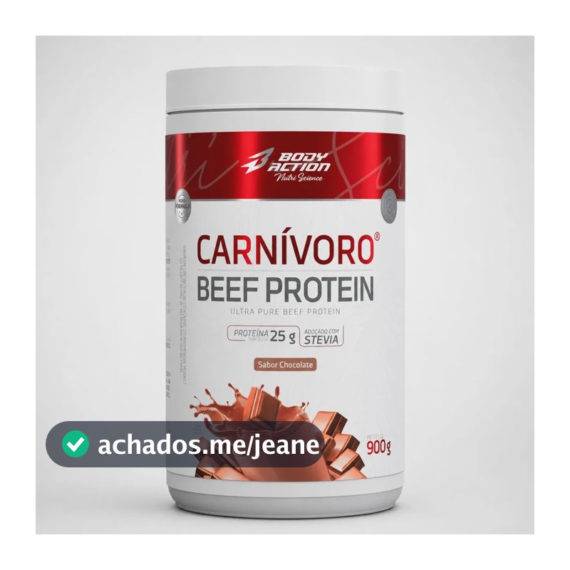 Carnivoro Beef Protein Bodyaction 900g Chocolate